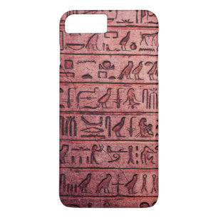 Alte ägyptische Hieroglyphen Rotes iPhone 7 Plus Case-Mate iPhone Hülle