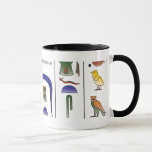 Alte ägyptische Hieroglyphen-Tasse Tasse