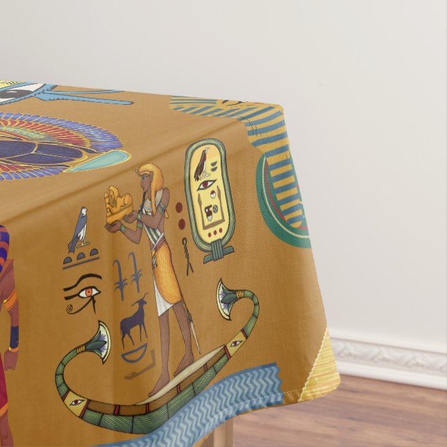 Alte ägyptische Hieroglyphie-Muster Hieroglyphi Tischdecke (Beispiel)