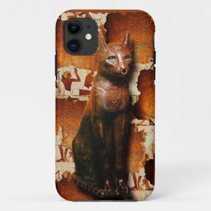 Alte ägyptische Katze Gott Bastet iPhone 11 Hülle