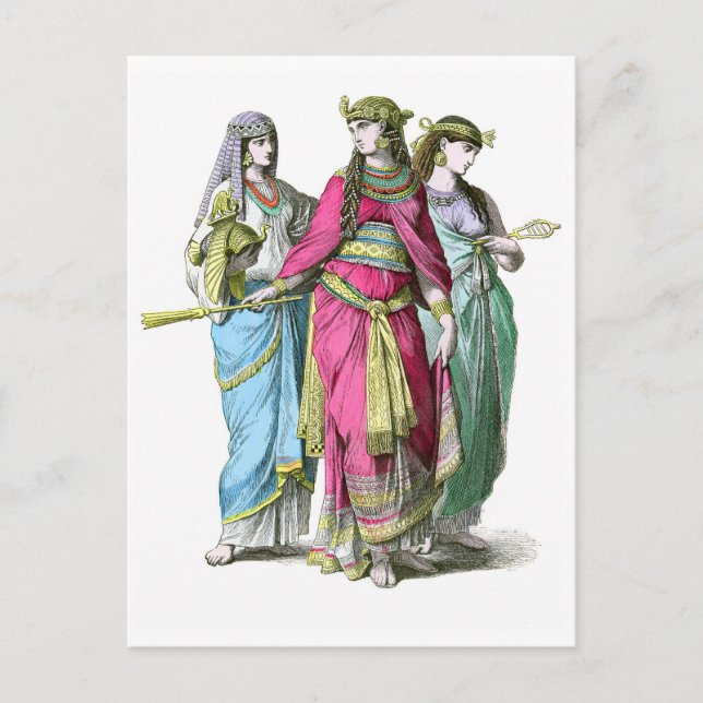 Alte ägyptische Königin Cleopatra Postkarte (Vorderseite)