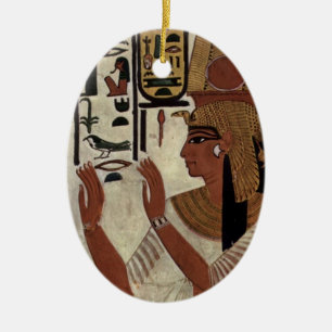 Alte ägyptische Königin [Nefertari] Keramikornament
