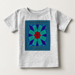 Alte ägyptische Kunst: Ein lebendiger Mandala. Baby T-shirt
