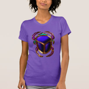 Alte ägyptische mystische Scarabäus-Kunst T-Shirt