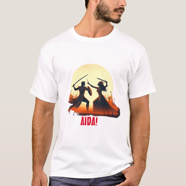 Alte ägyptische Mythologie (AIDA) Unisex-T - Shirt (Vorderseite)