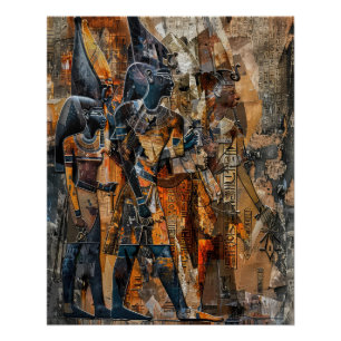 Alte Ägyptische Pharao-Armee Poster