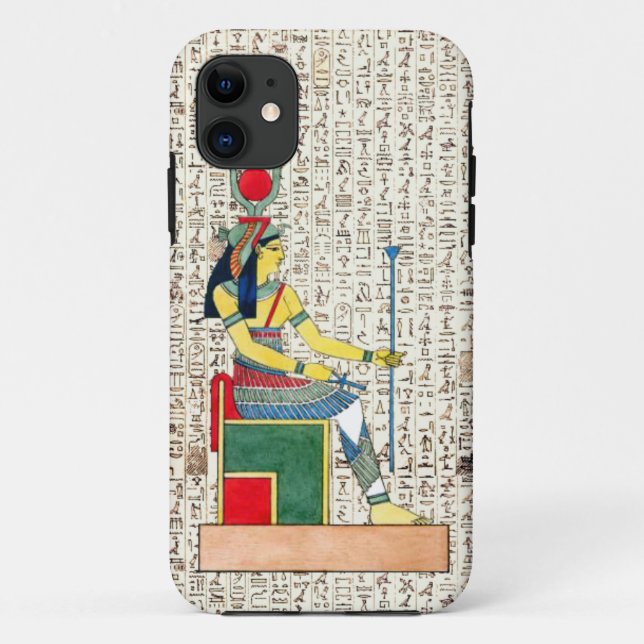 Alte ägyptische Pharao-Hieroglyphics-Design Case-Mate iPhone Hülle (Rückseite)