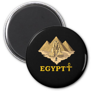 Alte ägyptische Pyramiden Sphinx Heilige Geometrie Magnet