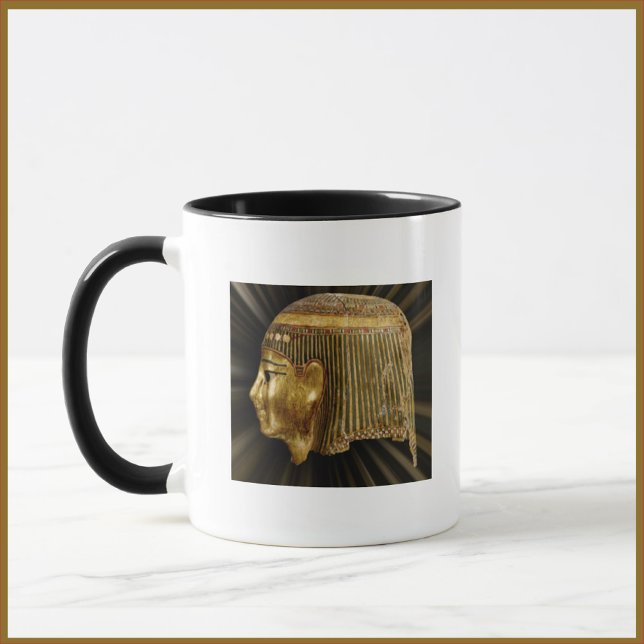 Alte ägyptische Schwarz-Gold-Maske Tasse (Von Creator hochgeladen)