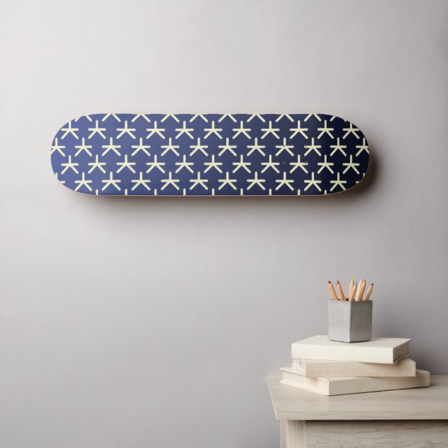 Alte ägyptische Sterne Skateboard (Wandkunst (Horz))