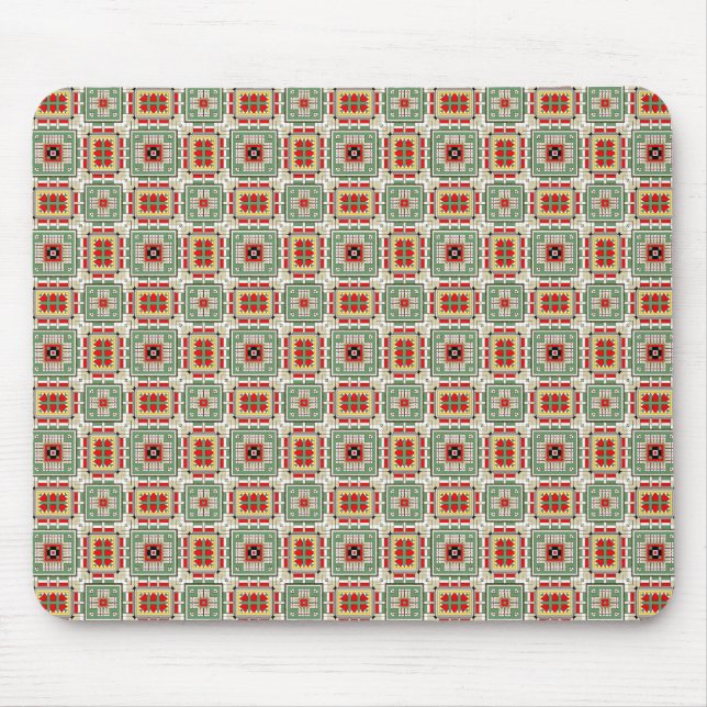 Alte ägyptische Terrazzo 04 Mousepad (Vorne)