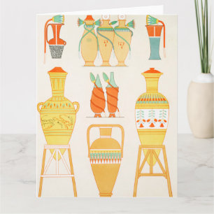 Alte ägyptische Urnen Karte