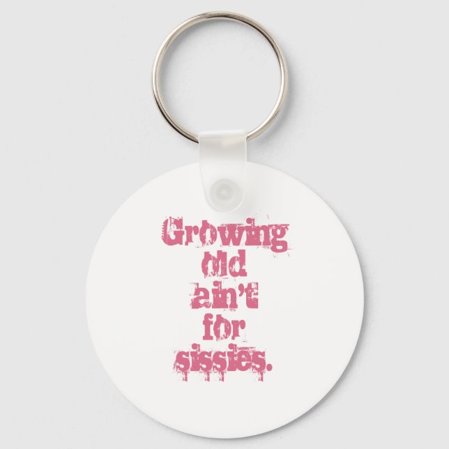 Alte Ain nicht für Sissies Pink Letters Schlüsselanhänger (Vorderseite)