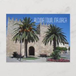 Alte Alcudia Stadt Mallorca Mallorca Spanien Souve Postkarte
