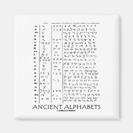 Alte Alphabete Magnet