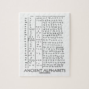Alte Alphabete Puzzle