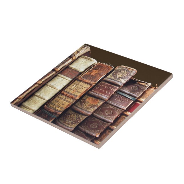 Alte alte Bücher Vintage Gräber Fliese (Seite)