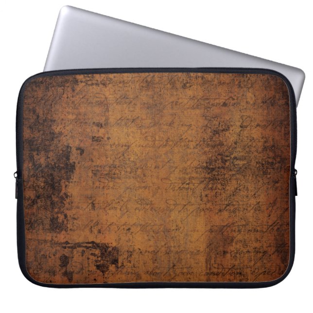 Alte alte Vintage Textur Laptopschutzhülle (Vorderseite)
