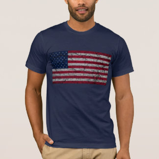 Alte amerikanische Flagge T-Shirt