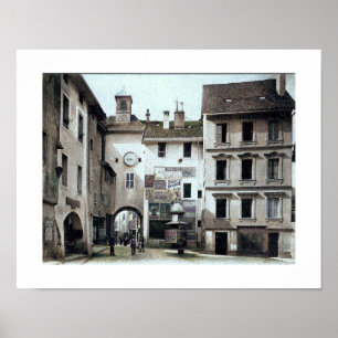 Alte Annecy aus dem 19. Jahrhundert Poster