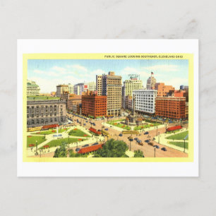Alte Ansicht von Cleveland, Ohio, Postkarte
