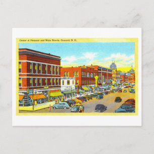 Alte Ansicht von Concord, New Hampshire, Postkarte