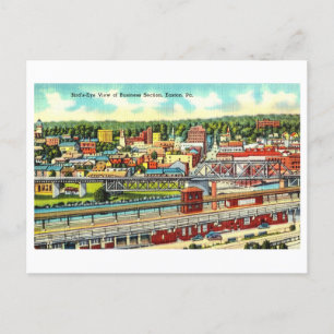 Alte Ansicht von Easton, Pennsylvania, Postkarte