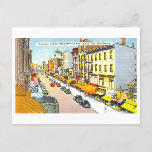 Alte Ansicht von Jersey City, New Jersey, Postkarte