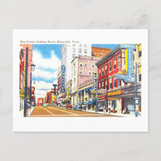 Alte Ansicht von Knoxville, Tennessee, Postkarte