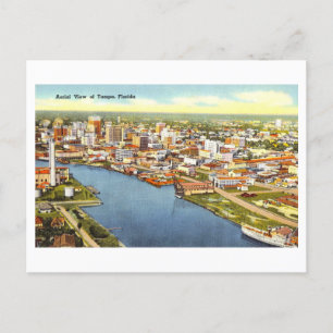 Alte Ansicht von Tampa, Florida, Postkarte