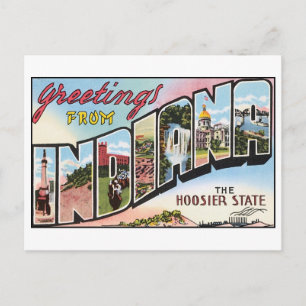 Alte Ansichtskarte aus Indiana Postkarte