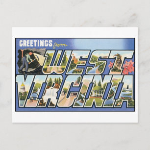 Alte Ansichtskarte aus West Virginia Postkarte