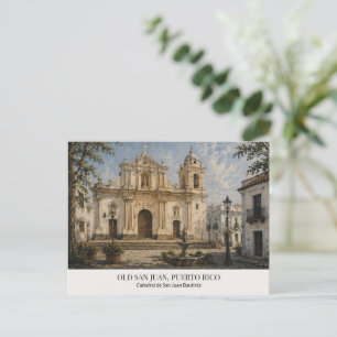 Alte Ansichtskarte von San Juan Catedral San Juan Postkarte