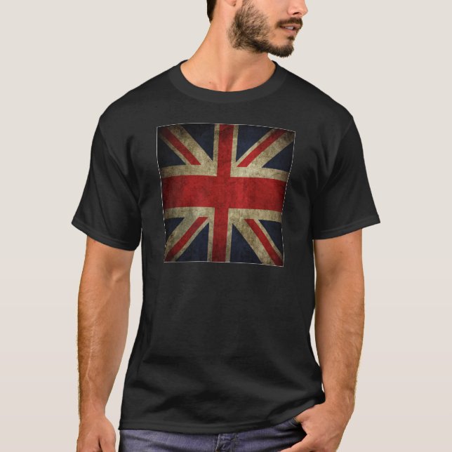 Alte Antiken-BRITISCHE britische T-Shirt (Vorderseite)