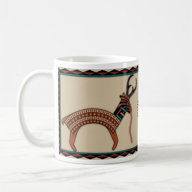 Alte Antilope Tasse (Links)