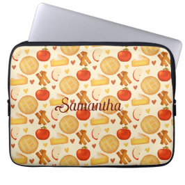 Alte Apfelkuchen und Zutaten Laptopschutzhülle