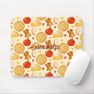 Alte Apfelkuchen und Zutaten Mousepad
