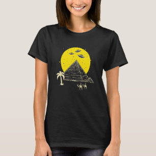 Alte Astronauten Ägyptische Pyramide UFO-Verschwör T-Shirt