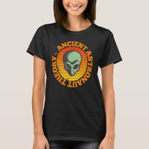 Alte Astronautentheorie Lustiger Alien-Kopf Wissen T-Shirt