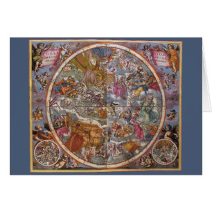 Alte Astronomie, Karte der christlichen Sternbilde