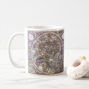Alte Astronomie, Karte der christlichen Sternbilde Kaffeetasse