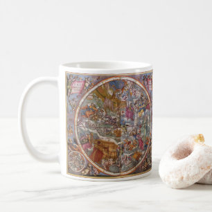 Alte Astronomie, Karte der christlichen Sternbilde Tasse