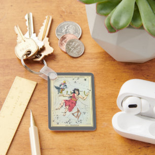 Alte Astronomie, Sternbilder, Andromeda Schlüsselanhänger