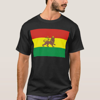 Alte äthiopische Flagge mit Löwe von Judah T-Shirt