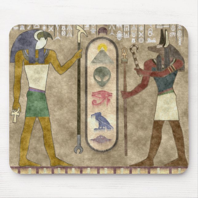 Alte Außerirdische Mousepad (Vorne)