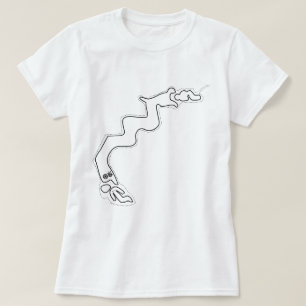 Alte Außerirdischen Dragon Geoglyphs Nazca Lines T-Shirt