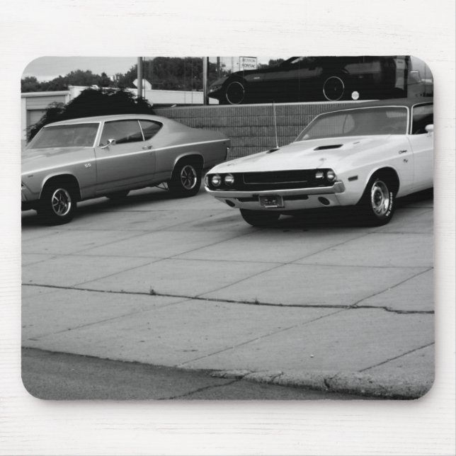 Alte Auto-Mausunterlage Mousepad (Vorne)