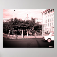 Alte Autos Gebäude Algerien Algier