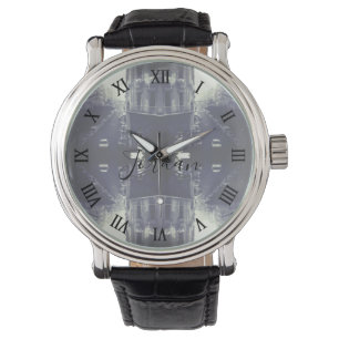 Alte Autos Gebäude Algier Algerien Armbanduhr