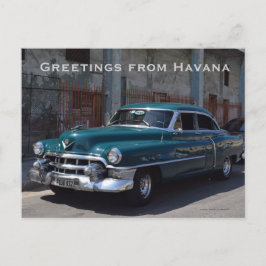 Alte Autos Havana Kuba Taxi Postkarte